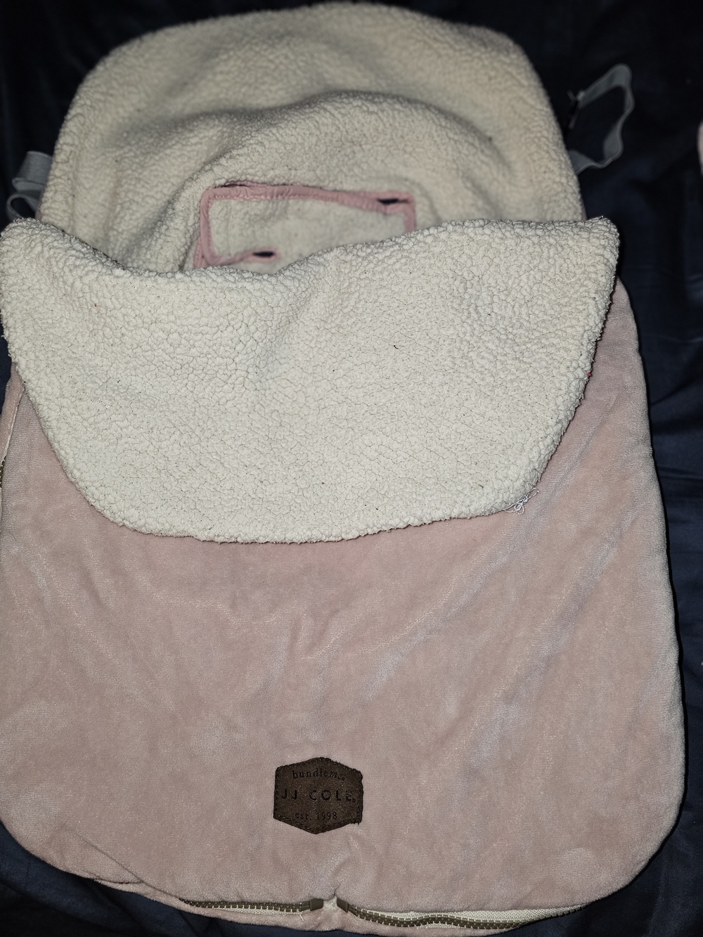 JJ Cole Pink Sherpa Baby Sleeping Bag